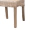 Bali & Pari Santiago Bohemian Grey Natural Kubu Rattan and Mango Wood Dining Chair 245-13709-ZORO - alternate 4
